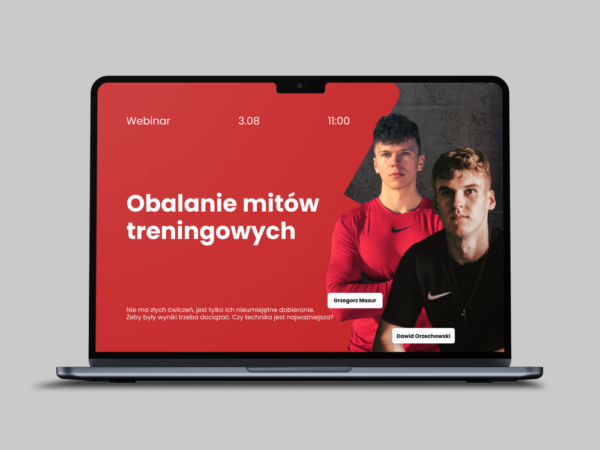 Webinar "Obalanie mitów treningowych" - 3.08, 11:00